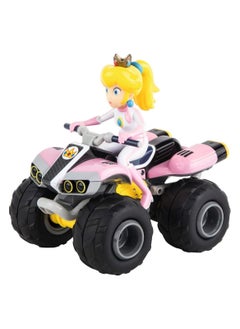 Carrera Carrera RC Nintendo Mario Kart 8 Peach Quad | Remote-Controlled Car for Indoor & Outdoor | Mini Mario Kart RC with Controller | Fun Toy for Kids & Adults  - Image 2