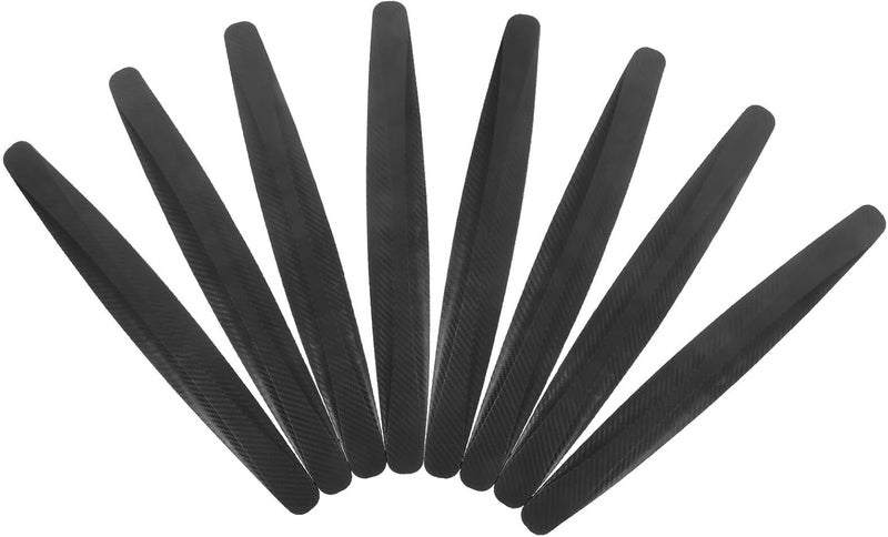 8pcs Car Bumper Protector Strips 40cm Black Automotive Anti-Collision Door Edge Guard for Front and Rear Bumpers Vehicle Exterior Protection - Image 1