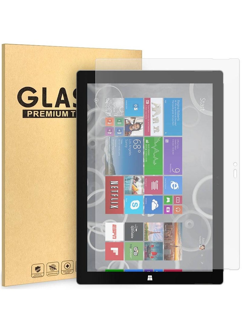 Microsoft Surface Go 2 & 3 Tempered Glass Screen Protector – 0.3mm 9H HD Clear, Scratch-Resistant, Shatterproof, Explosion-Proof Full Screen Protection for 10.5" Display - Image 1