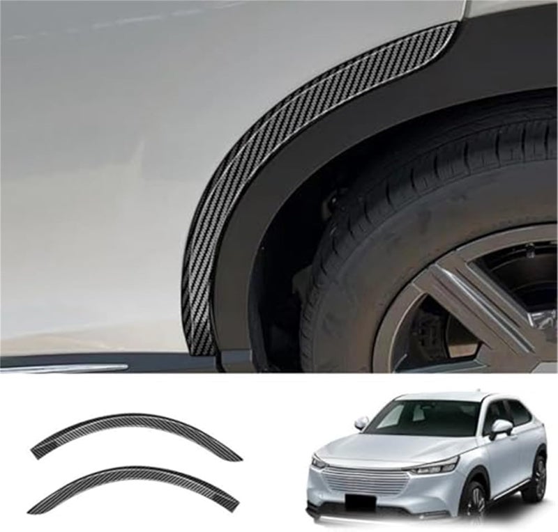 QASULER Car Wheel Eyebrows Fender Flares for HR-V Vezel 2021-2022 - Image 2