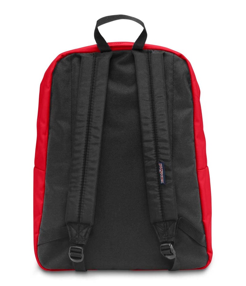 JanSport SuperBreak One Backpacks - Durable, Lightweight Bookbag with 1 Main Compartment, Front Utility Pocket with Built-in Organizer - Premium Backpack, Red Tape - Image 2