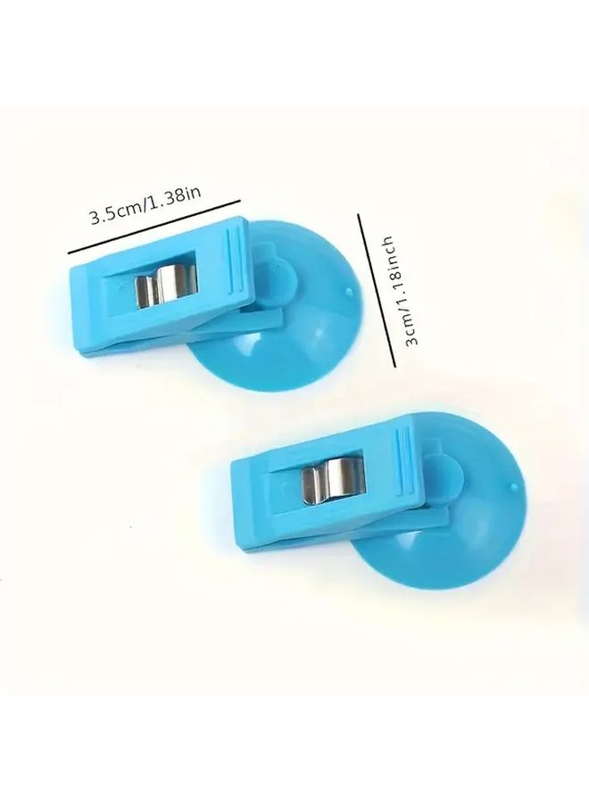 White Universal Car Windshield Suction Cup Mounts 2 Pack Secure Grip Visor Ticket Document Holder - Image 2