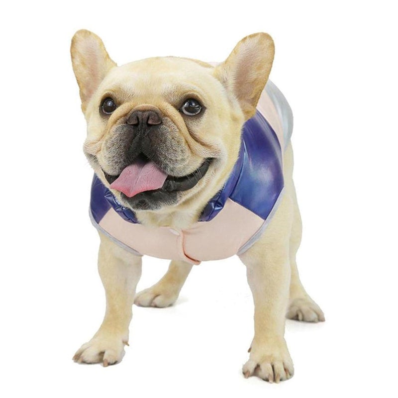 ATORSE Pet Bulldog Dog Puppy Winter Warm Vest Coat Jacket Clothes Cozy Cold Weather Pink_L - Image 4
