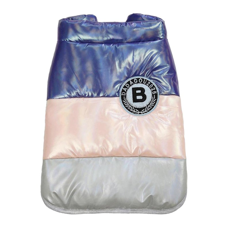 ATORSE Pet Bulldog Dog Puppy Winter Warm Vest Coat Jacket Clothes Cozy Cold Weather Pink_L - Image 1