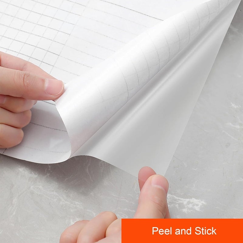 WALLFLY Furniture Liner Self Adhesive Film|Transparent Kitchen Backsplash|Shelf Liner Cabinet Wallpaper| Heat Resistant Oil Proof Wall Protective Sheet|Peel & Stick Cabinet (2'Ft / 7.5'Ft) - Image 2