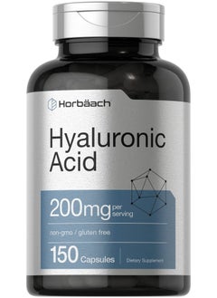 Horbaach Horbäach Hyaluronic Acid Supplement | 200 mg | 150 Capsules | Non-GMO and Gluten Free Supplement  - Image 1