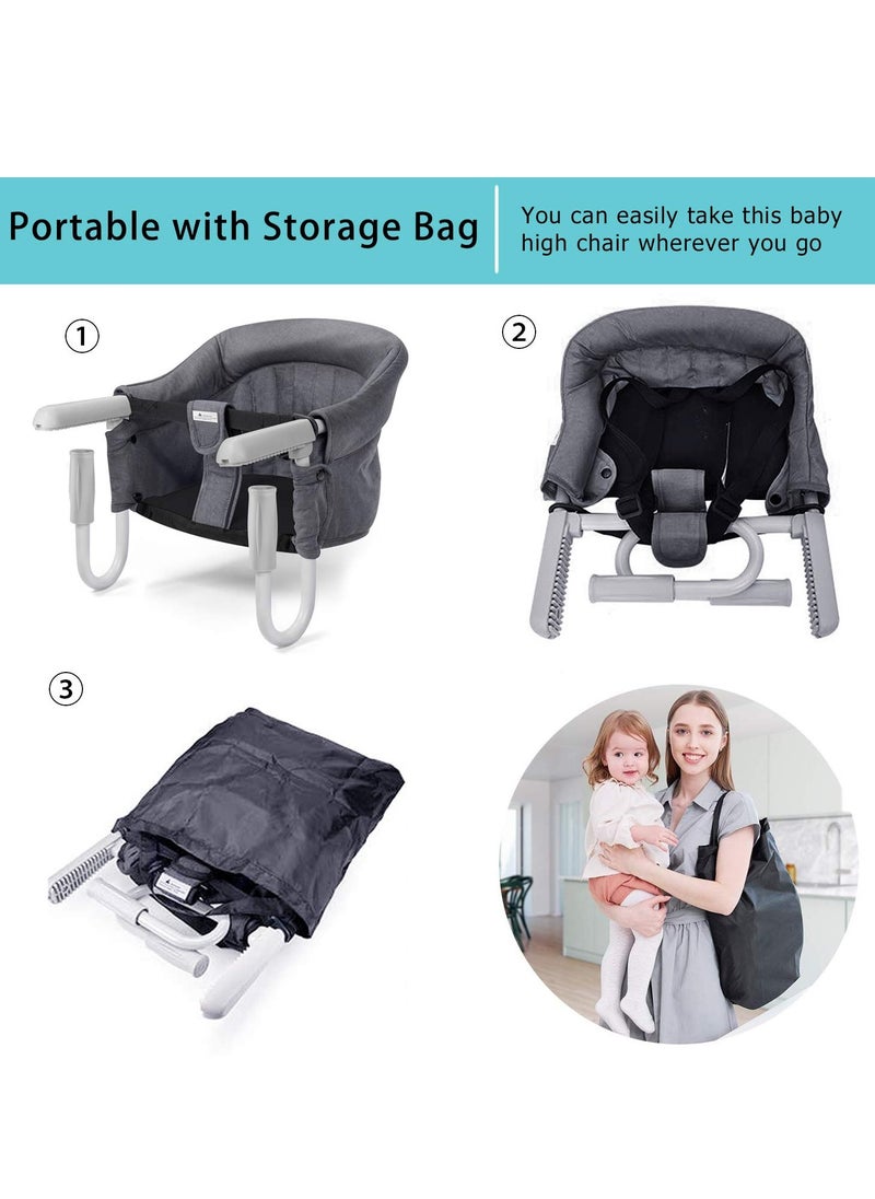 Arabest - Clip on Table High Load Design Fold Flat Storage Attachable High Chair for Baby That Attaches to Table - Portable Highchair for Travel and Eating - Image 1