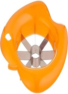 Agfa Agfa Apple-Shaped Stainless Steel Apple Slicer with Plastic H&le - Silver & Orange 