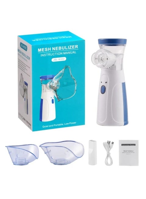 Mesh Nebulizer – Portable Handheld Inhaler for Fast, Quiet & Efficient Medication Delivery, Compact Design with Adjustable Nebulization Settings for Asthma, COPD, and Respiratory Relief