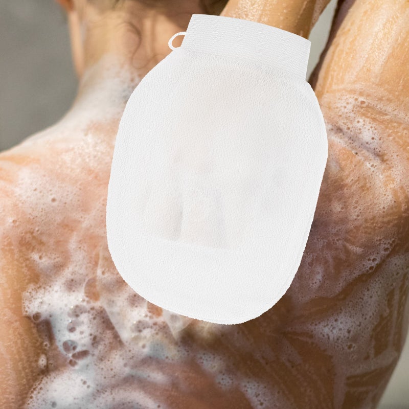 4 Pcs Exfoliating Scrub Gloves Dead Skin Remover Shower Body Scrub Gloves for Bath Shower Spa - Image 2