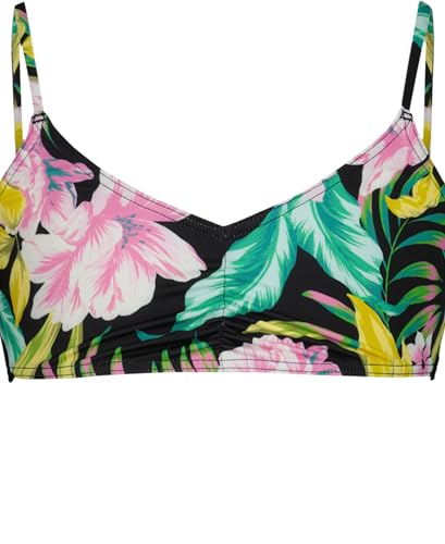 Billabong Girls' Two-piece Bikini Swimsuit Set, UPF 50+ Sun Protection, Quick-Dry Bathing Suit, Tropics Black, 14 - Image 3