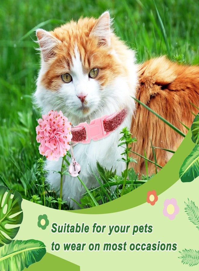 Saintrygo 42 Pcs Dog Collar Flowers Pet Bows Floral Charms Tie Multi-Color Cute Dog Collar Bows Accessories for Puppy Pet Cat Grooming Accessories(Cute Colors) - Image 3