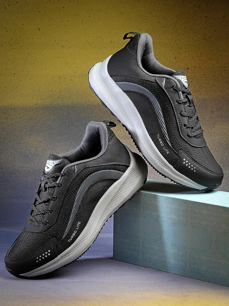 أسيان Black Running Shoes for Men and Boys