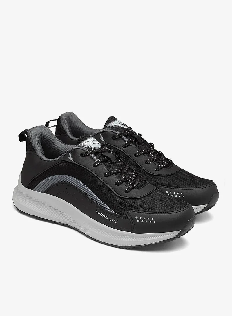 Asian Black Running Shoes for Men and Boys