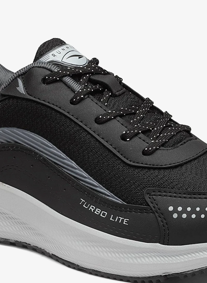 Asian  Black Running Shoes for Men and Boys for Men | Best Price UAE