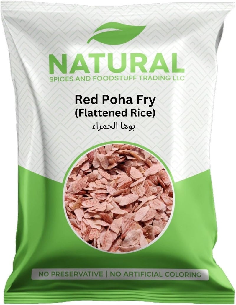 NATURAL SPICES AND FOODSTUFF Poha Red Fry 450g - Image 1