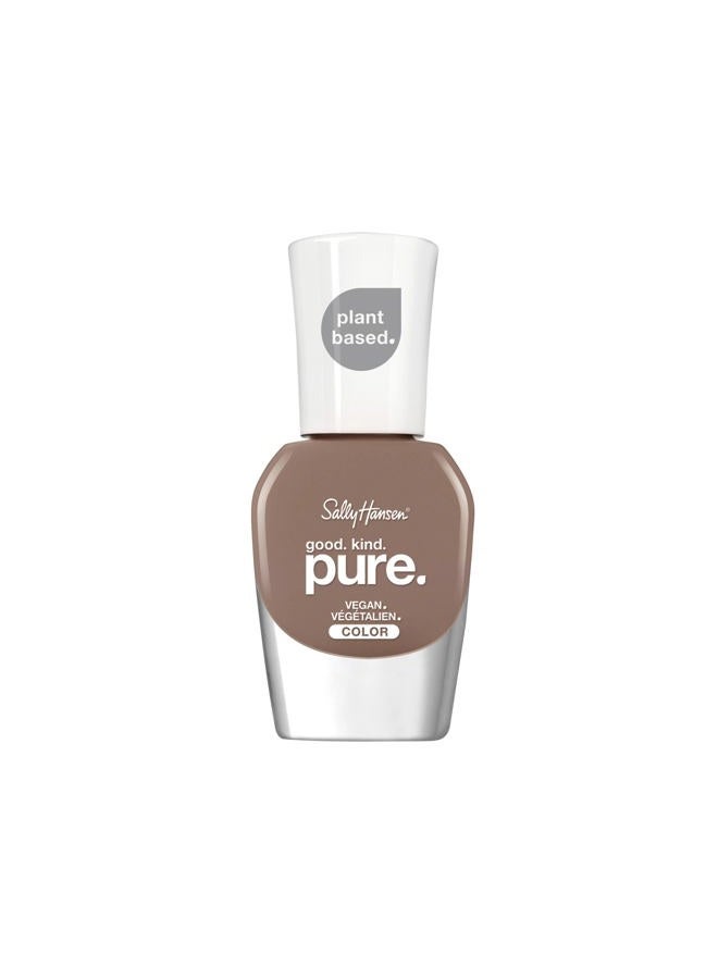 Sally Hansen Good. Kind. Pure Vegan Nail Polish, Raw Cocoa, Packaing May Vary - Image 1