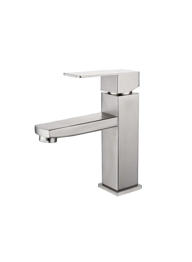 Stainless Steel Basin Faucet Basin Sink Faucet Bathroom Sink Faucet Bathroom Fixtures Faucets Brushed Matte Black  - Image 2