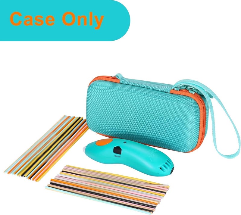 Aenllosi Storage Case Compatible with 3Doodler Start+ Essentials (2024) 3D Pen,Holders for 3D Printing Filament Refill Pack and USB Cable(Only Case,Mint) - Image 5