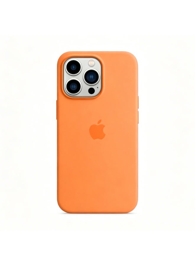 فريق ديلوكس غلاف سيليكون آيفون 13 برو مع MagSafe (Marigold) - Image 1