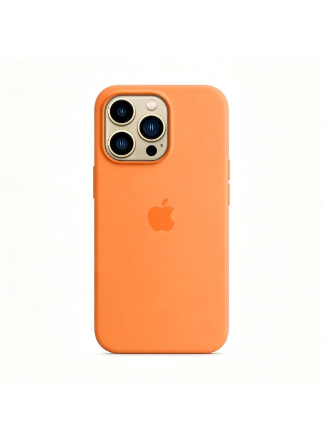 فريق ديلوكس غلاف سيليكون آيفون 13 برو مع MagSafe (Marigold) - Image 3