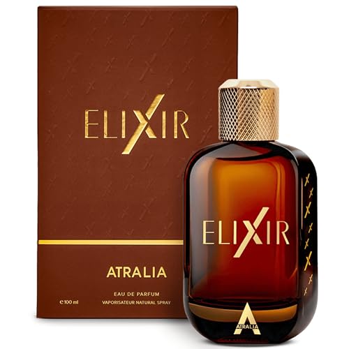 Atralia Elixir Eau de Parfum 100ML | Fresh Amber Woody Perfume for Men | Long Lasting Fragrance with Mint, Lavender, Bergamot, Amber & Vanilla - Image 1