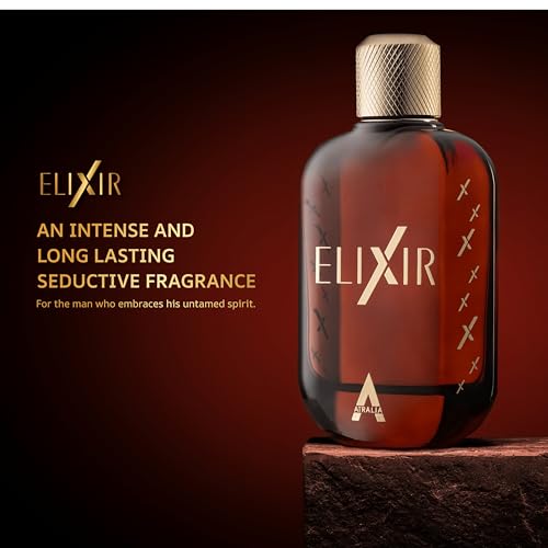 Atralia Elixir Eau de Parfum 100ML | Fresh Amber Woody Perfume for Men | Long Lasting Fragrance with Mint, Lavender, Bergamot, Amber & Vanilla - Image 4