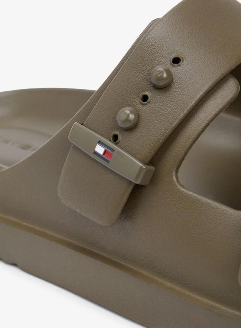 TOMMY HILFIGER Lightweight Pin Buckle Serrated Pool Slides - Image 5