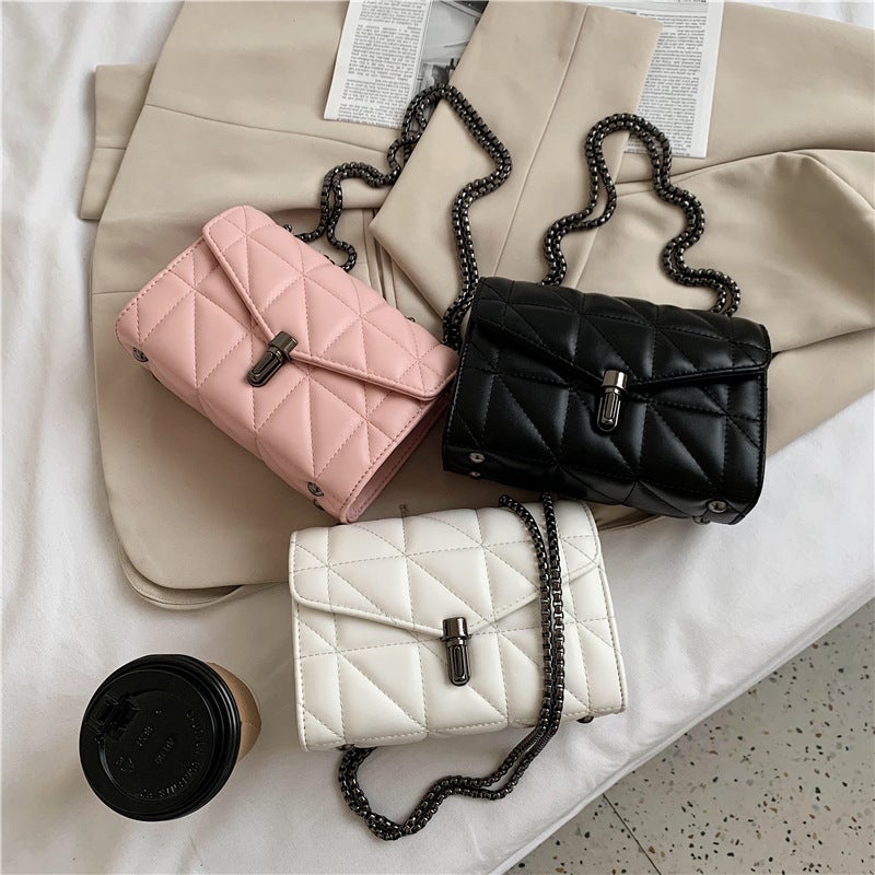 Bag Trendy Fashion Niche Design Single Shoulder Crossbody Bag For Women Source Manufacturer Spring And Quilted Small Square Bag - Image 4