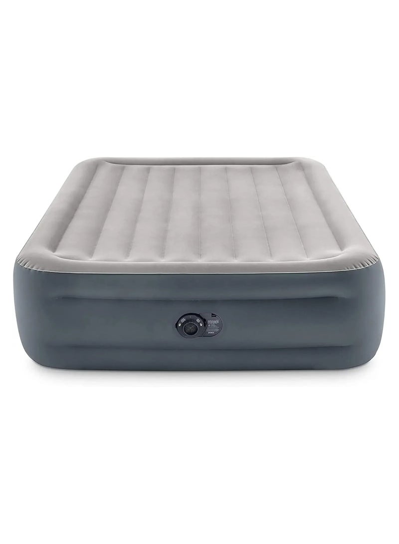 INTEX 64125ED Dura-Beam Plus Essential Rest Air Mattress: Fiber-Tech – Queen Size – Built-in Electric Pump – 18in Bed Height - Image 4