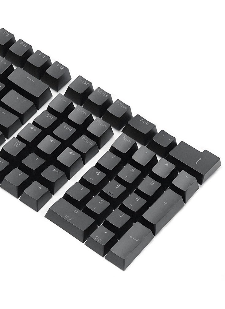 ماركة غير محددة - 104KB الأسود العربية تصنيع المعدات الأصلية تكوين مفتاح RGB الخلفية لوحة المفاتيح الميكانيكية مجموعة ، مع طلاء المضادة يتلاشى - Image 1