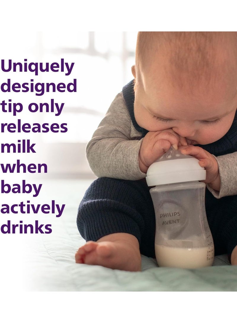 Avent Natural 2.0 Baby Bottle – 260ml BPA-Free Infant Milk Bottle with 1-Month+ Teat – Single Pack - Image 4