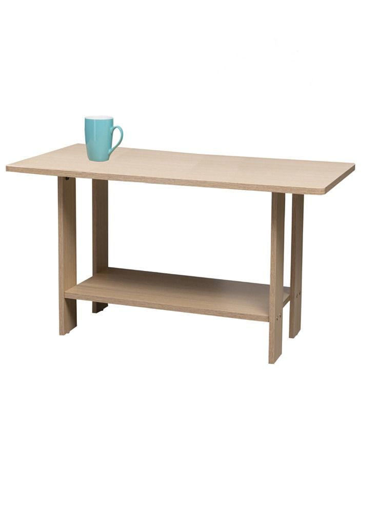 WT-EASYCARE طاولة مركزية خشبية قابلة للتحريك القهوة لأريكة غرفة المعيشة من خشب الزان الصلب - Image 4