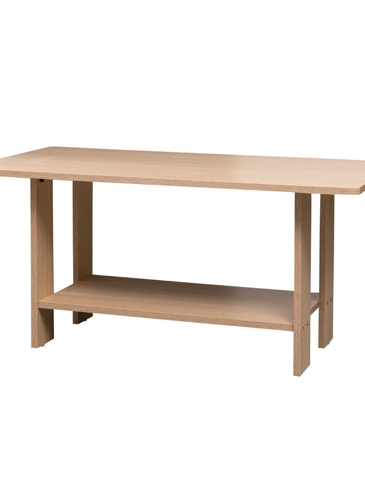 WT-EASYCARE طاولة مركزية خشبية قابلة للتحريك القهوة لأريكة غرفة المعيشة من خشب الزان الصلب - Image 2