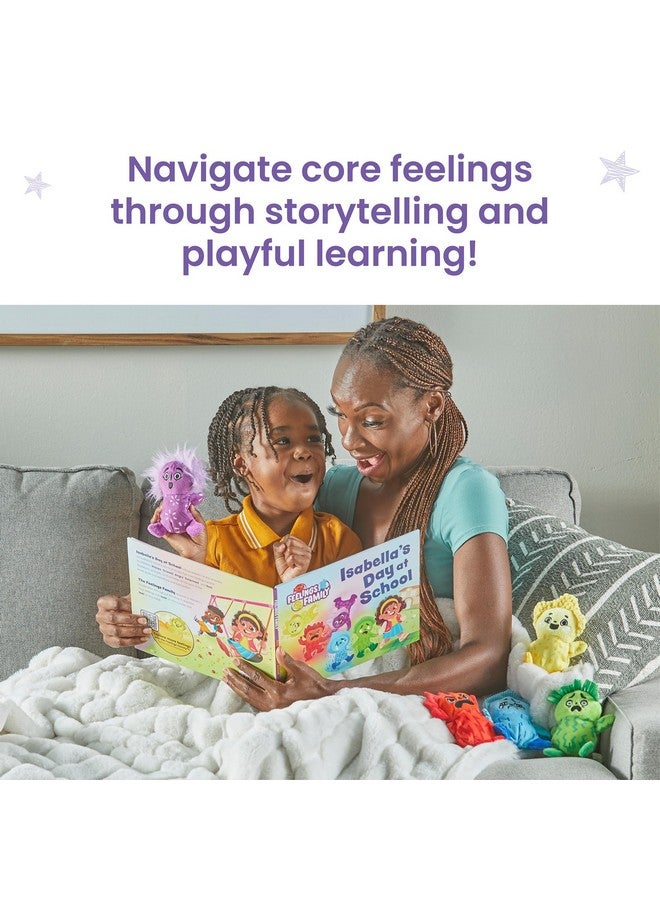 hand2mind hand2mind Feelings Family Introductory Storybook and Plush Set, Toddler Emotions Book, Social Emotional Learning Activities, Play Therapy Toys, Preschool Books 3-5, Calm Down Corner Supplies  - Image 3