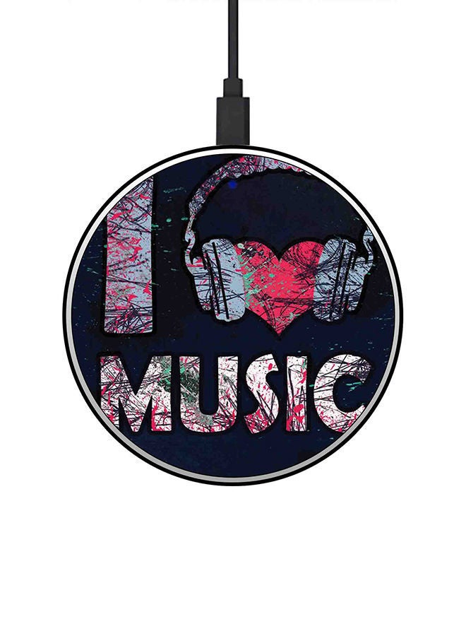 NIBEMINENT 15W Ultra Slim Fast Wireless Charger Multicolour