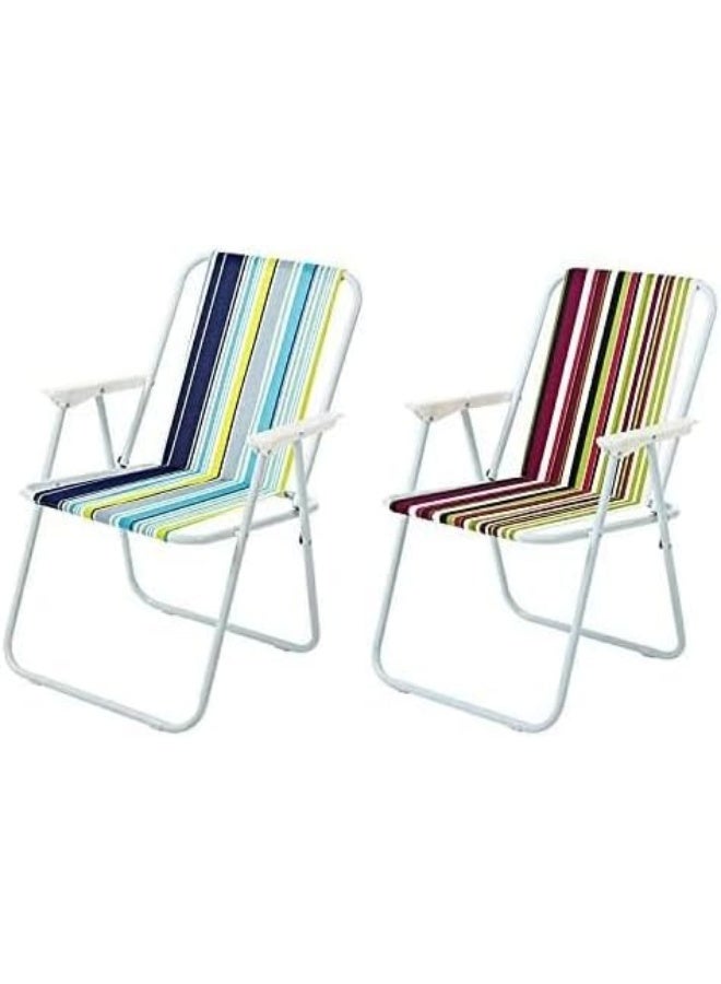 GO2CAMPS 3-Piece Camping Chair Set with Dual Handles – Foldable, Lightweight Design for Outdoor Trips, Hiking & Picnics - Image 4