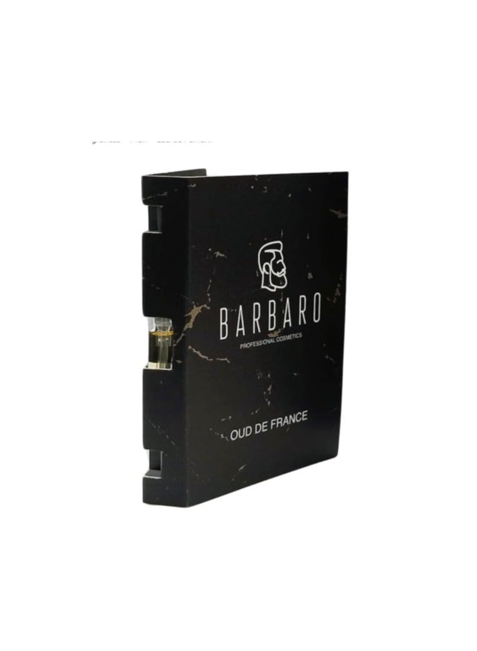 باربارو عينة عطر عود دو فرانس 2 مل | تجربة عطر العود الفرنسي | جرّب قبل الشراء | للرجال - Image 1