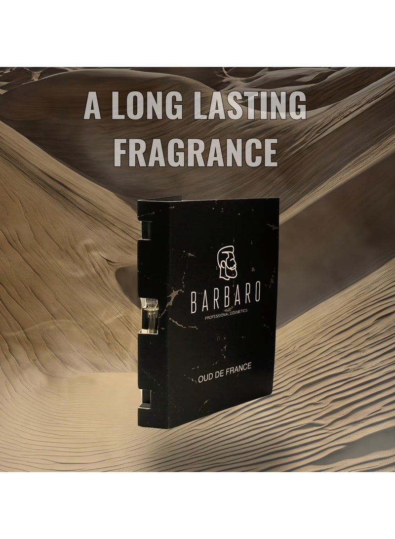 باربارو عينة عطر عود دو فرانس 2 مل | تجربة عطر العود الفرنسي | جرّب قبل الشراء | للرجال - Image 5