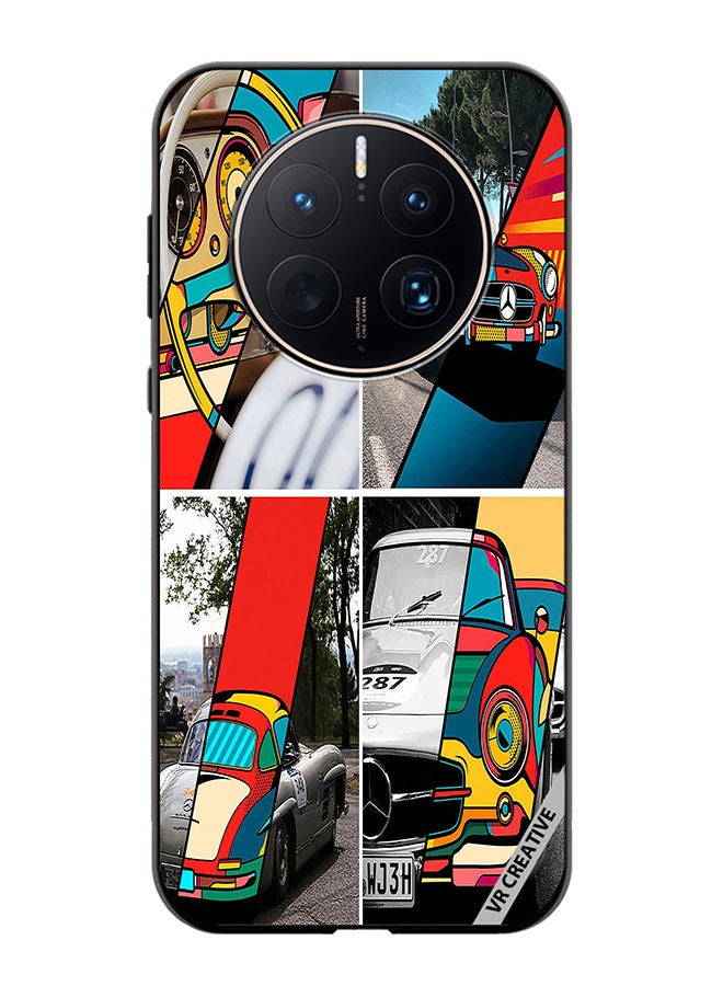 VR CREATIVE Protective Case Cover For Huawei Mate 50 Pro Mercedes-Benz Design Multicolour - Image 1