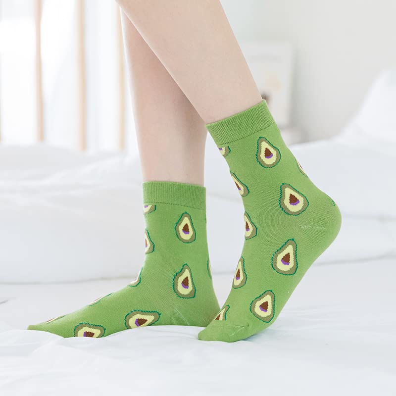 Losa Kute Womens Crew Socks for Women Cute birthday Gifts Slouch boot Funny Fun Cotton Girls Ladies Novelty crazy cool girlfriend gift Sock Size 7-9 Women's Dress Long Soft Cotton Socks X1-shuiguo920 - Image 3