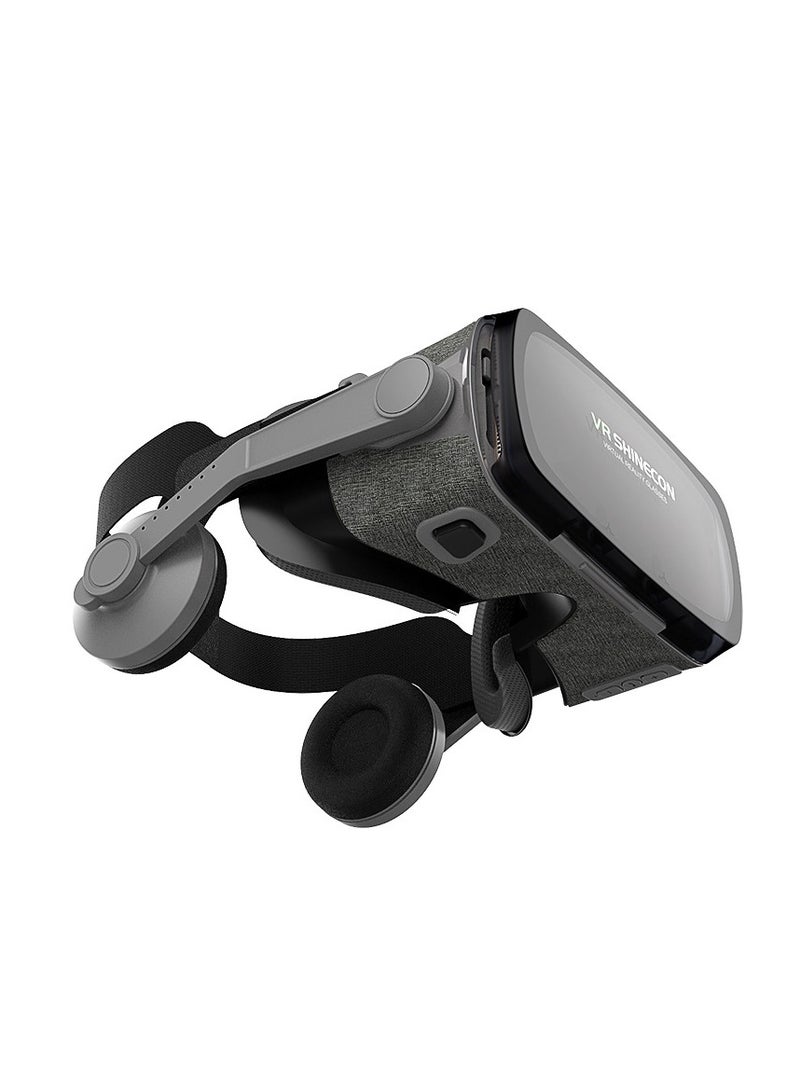 عام VR SHINECON 9.0 GE07 سماعة الواقع الافتراضي ثلاثية الأبعاد مع سماعة ستيريو 360 درجة عرض غامرة ثلاثية الأبعاد لألعاب الأفلام نظارات فيديو مناسبة لجميع الهواتف الذكية التي تعمل بنظام Android وiOS من 3.5 بوصة إلى 6.0 بوصة - Image 3