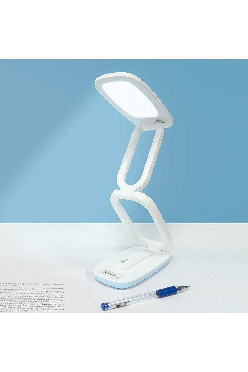 مصباح مكتبي قابل للطي من ثلاثة أقسام LED من ثلاثة أقسام مع لمس خافت السرير للمكتب والدراسة مريح للعين - Image 1