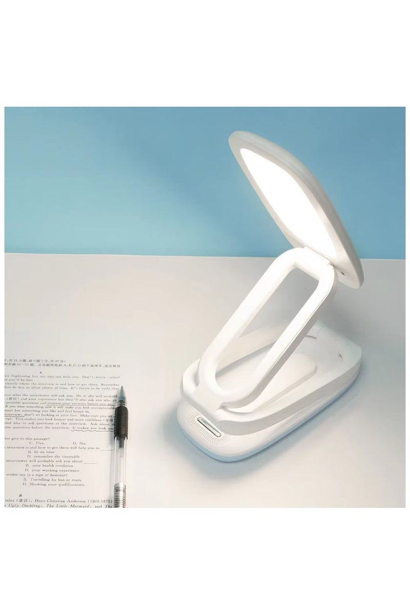 مصباح مكتبي قابل للطي من ثلاثة أقسام LED من ثلاثة أقسام مع لمس خافت السرير للمكتب والدراسة مريح للعين - Image 3