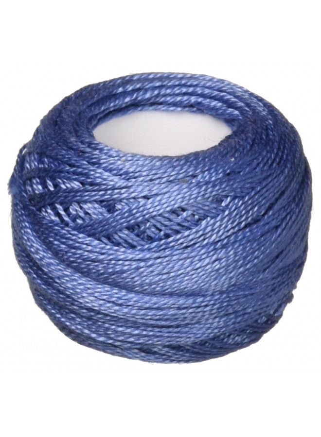 DMC 116 8-322 Pearl Cotton Thread Balls, Dark Baby Blue, Size 8
