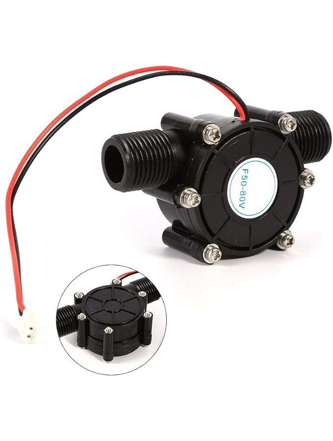 Hapivida 10W Water Turbine Generator Micro Hydroelectric 5V 80V Output DC Charging - Image 1