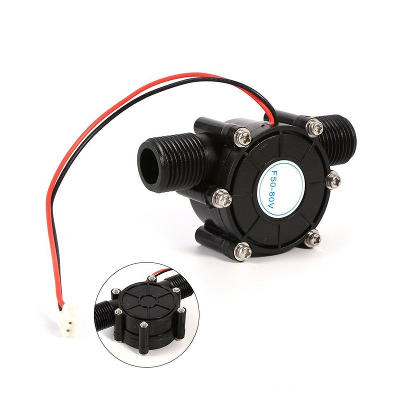 Hapivida 10W Water Turbine Generator Micro Hydroelectric 5V 80V Output DC Charging - Image 2