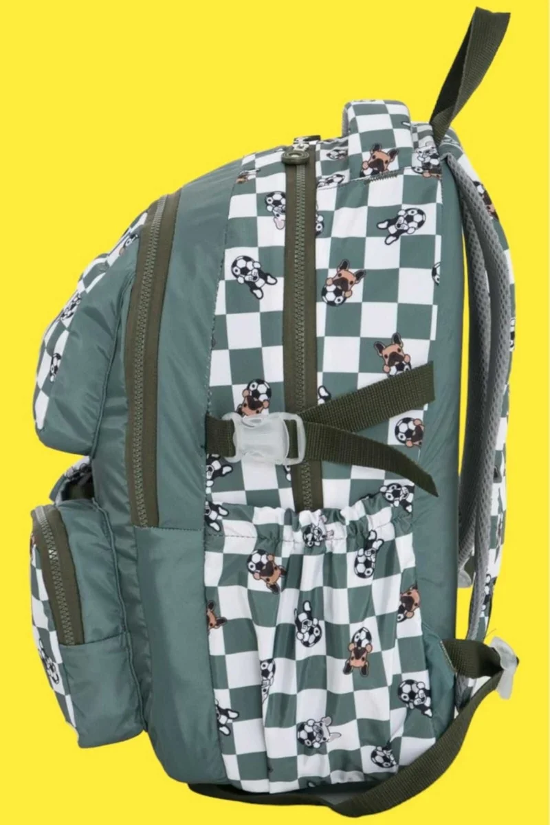 Tezzgelsin Unisex Waterproof Checkered Colorful Backpack School Bag