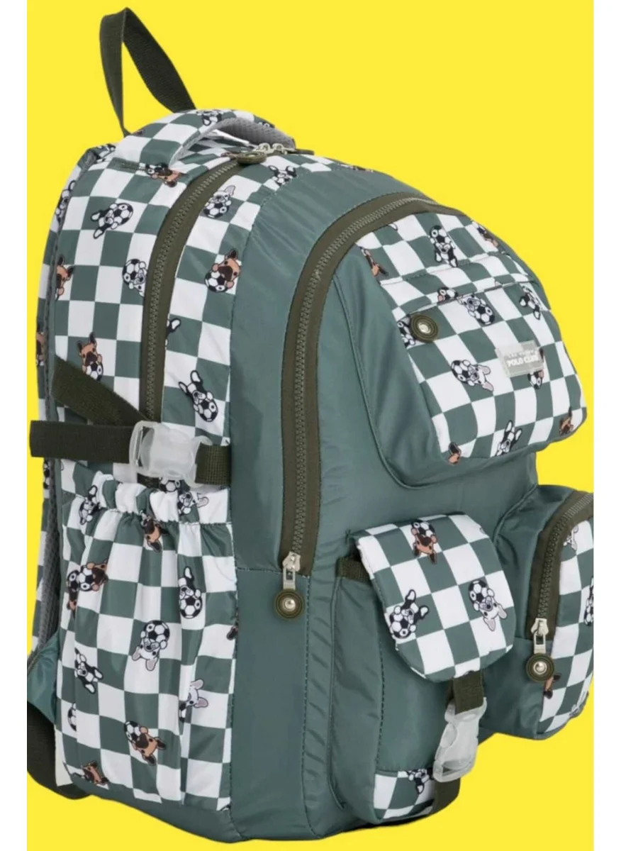 Tezzgelsin Unisex Waterproof Checkered Colorful Backpack School Bag