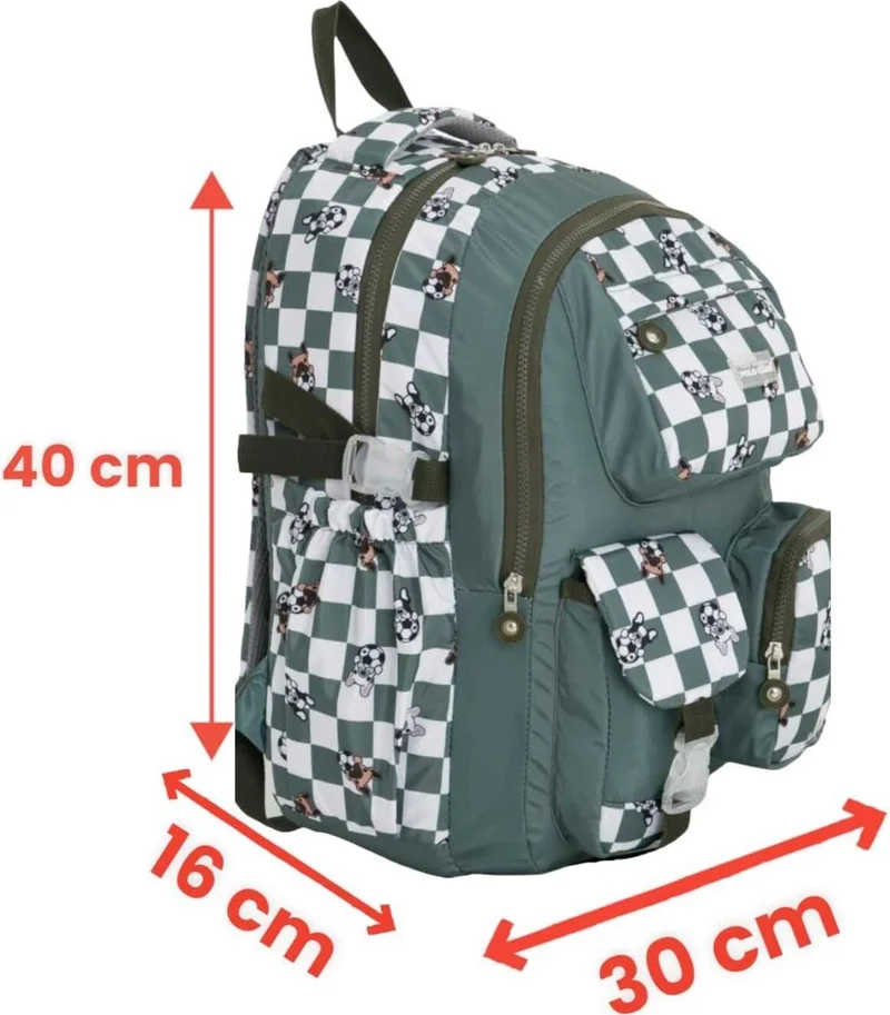 Tezzgelsin Unisex Waterproof Checkered Colorful Backpack School Bag